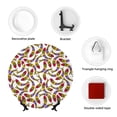 thumbnail image 4 of Kdxio Colorful Fishes Bone China Decorative Plate Ceramic Decorative Plate for Home Office Wall Stand Decorative Plates for Home Bedroom-6in, 4 of 6