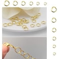 thumbnail image 7 of 1504Pcs Gold Open Jump Ring and Lobster Clasps Kit - Jewelry Making Repair Supplies with Pliers and Tweezers, 7 of 7