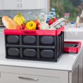 thumbnail image 3 of Contenedor de almacenamiento GREENMADE InstaCrate 45L Rojo/Negro, 3 of 5