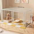 thumbnail image 3 of Aqwiopr 2 in 1 Pet Fence & Crate for Dogs & Cats, 1-Door, 23.6 in, Metal, Indoor, 3 of 6