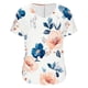 thumbnail image 5 of Camisetas de Manga Corta Casuales para las Mujeres con Cuello en V, Sudadera Casual de Poliéster, Impresión Sólida de las Señoras para la Fiesta de Trabajo Diaria, Invierno Y Primavera, 5 of 9