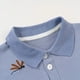 thumbnail image 4 of Odeerbi 1-7 Años Conjunto de Verano Para Niños Camiseta de Manga Corta Con Cuello Abotonado de Algodón Pantalones Cortos Conjunto de Dos Piezas, 4 of 5