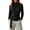 Black, variant on Business Casual Tops for Women Long Sleeve Belted Dressy Work Shirts Mock Neck Going out Office Blouses(Wine,X-Large)