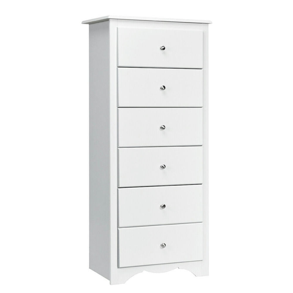 Finihen Bathroom Storage Cabinet, Bathroom Floor Cabinet, 6 Drawers Chest Dresser Clothes Storage Bedroom Furniture Cabinet, for Bathroom, Bedroom, White Finihen Bathroom Storage Cabinet, Bathroom Floor Cabinet, 6 Drawers Chest Dresser Clothes Storage Bedroom Furniture Cabinet, for Bathroom, Bedroom, White