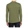 thumbnail image 2 of Mens Long Sleeve PosiCharge Competitor Polyester Tee Shirt Olive Drab Green XL, 2 of 8