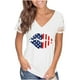 thumbnail image 1 of Blusa de manga corta de encaje informal con cuello en V de verano para mujer Fridja  bn8090, 1 of 7
