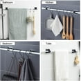 thumbnail image 2 of XZtimes 8 PCS Self Adhesive Curtain Rod Brackets No Drilling Hooks, 2 of 8