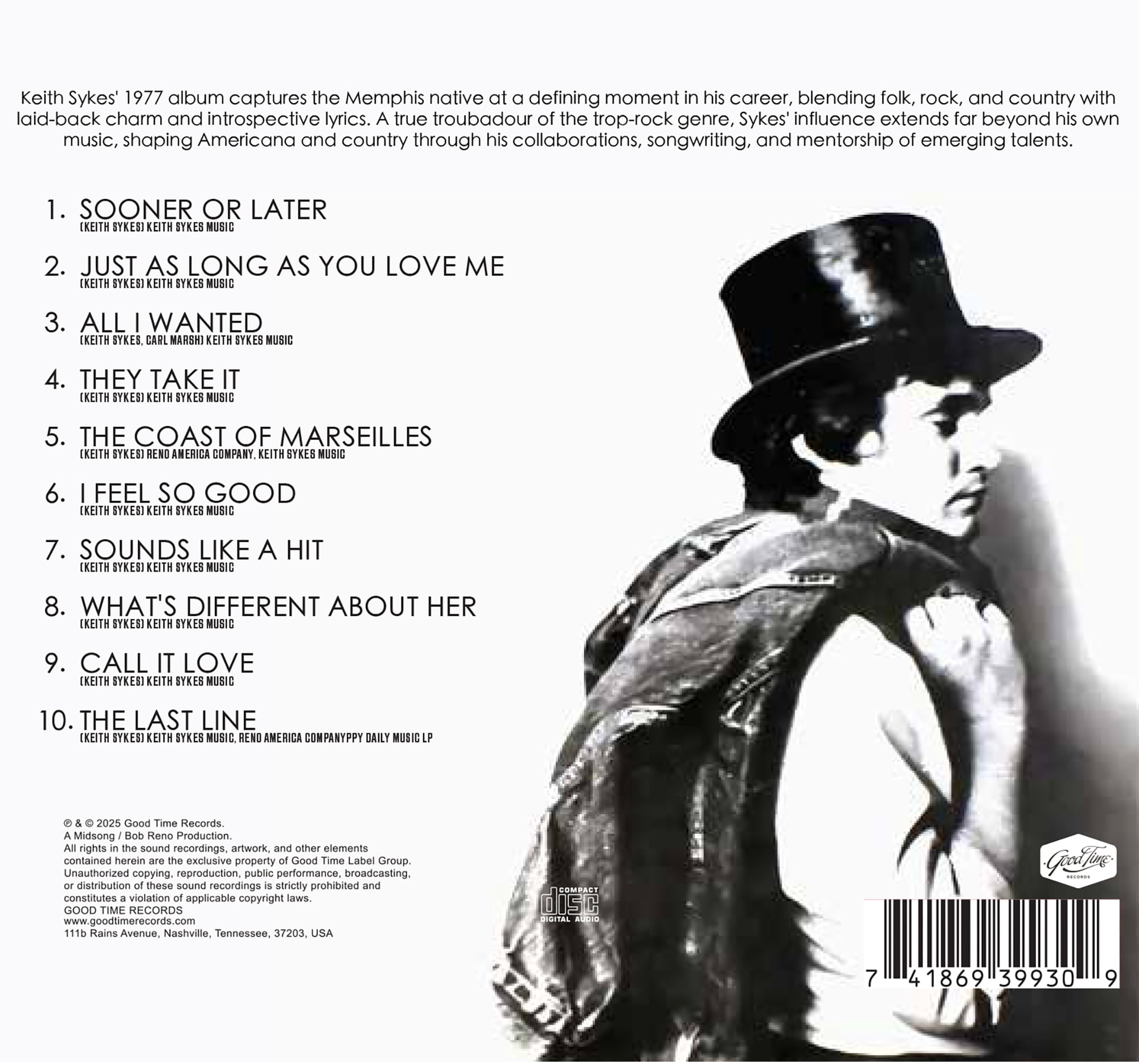 Keith Sykes - The Way That I Feel - Music & Performance - CD