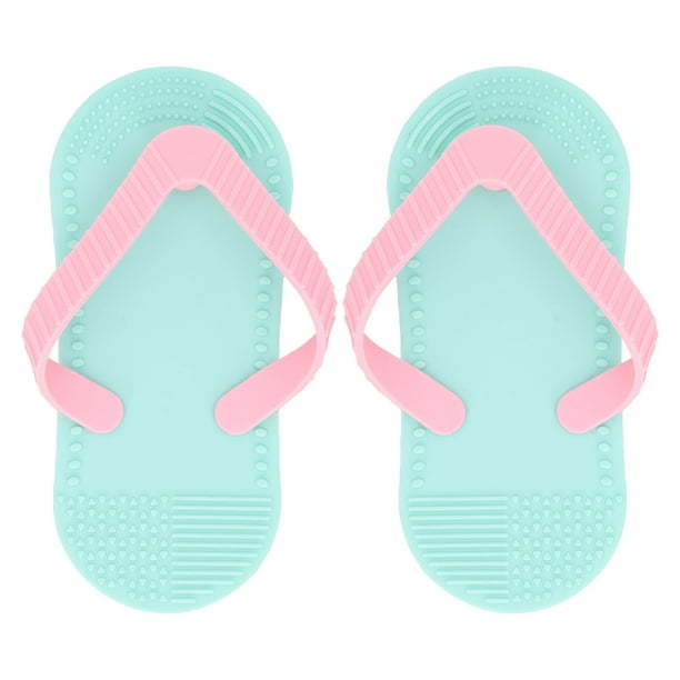 Chanclas para la dentición juguete para bebé mordedor de silicona con forma de chanclas 2 uds juguete para la dentición con chanclas calma las emociones reduce el ANGGREK Otros