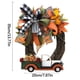 thumbnail image 3 of Corona de Halloween de Acción de Gracias | Decoración colgante de puerta de flor artificial de 30x30cm | Guirnalda de puertas de entrada de hojas de otoño | Decoración de coche de hotel para fiestas, 3 of 5