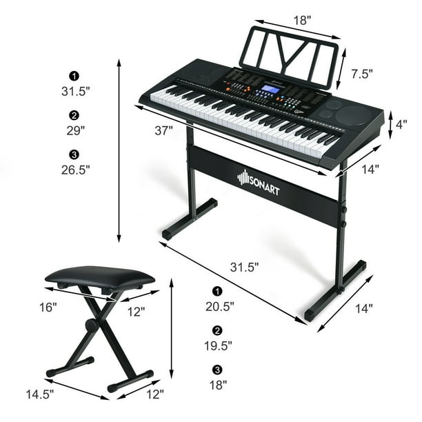 Piano 2024 stand walmart