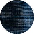 thumbnail image 1 of Ahgly Company Machine Washable Indoor Round Abstract Night Black Area Rugs, 8' Round, 1 of 1