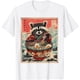 thumbnail image 1 of Camiseta de anime de mapache para comer ramen de fideos japoneses, 1 of 2