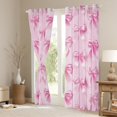 thumbnail image 3 of Manfei Chic Bowknot Ribbon Black Out Curtains,Cartoon Bow Tie Curtains Pack of 2 (42x63 Each),Princess Pink Bedroom Curtains For Girl,Ultra Soft Home Decor, 3 of 6
