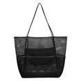 thumbnail image 2 of YAOMOBB Shoulder Bag Travel Swimming Mesh Tote Large Capacity Multi Compartments Double Handles Perspective Portable Beach Bag Perfect for Swimming and Beach Activities, 2 of 7
