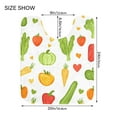 thumbnail image 5 of Yayeee Bath Rug for Bathroom Floor Non Slip Rectangle Fluffy Soft Absorbent Mat, 16"x24", White Vegetables Pattern, 5 of 7