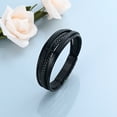 thumbnail image 2 of Women Men Cross Multi-Layer Leather Bangle Cremation Jewelry for Ashes Funeral Urn Bracelet for Ashes Holder with 1.5cm Extension Clasp, 2 of 7
