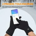 WARMSTOORE Heated Glove Liners Rechargeable Electric Battery Unisex Upgraded Touchscreen Thin