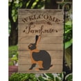 thumbnail image 3 of Tan Rabbit Welcome Garden Flag, 3 of 3