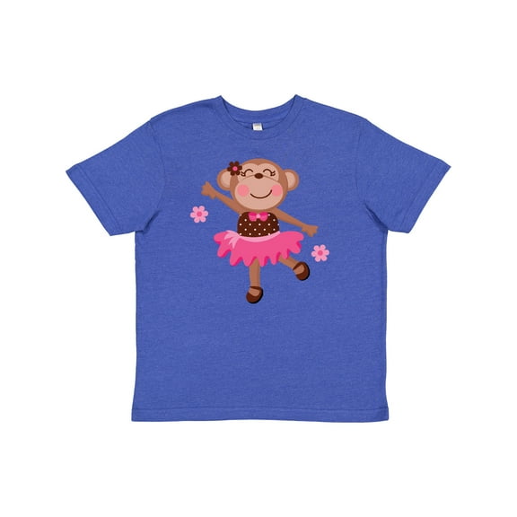 Inktastic Ballerina Dance Monkey Youth T-Shirt