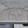 thumbnail image 4 of 25" X 17" X 20" Grey MDF Wood Water Hyacinth 2-Drawer, 2-Basket Storage Bench, 4 of 5