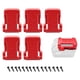 thumbnail image 5 of For Milwaukee M18 18V Battery Tool Holders Battery Holders Wall Mount Red Drill Tool M8 Holder with, 5 of 5