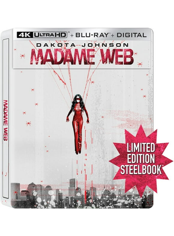 Madame Web (Steelbook) (4K Ultra HD + Blu-ray + Digital Copy) (Steelbook), Sony Pictures, Action & Adventure