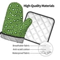 thumbnail image 4 of Gaeub Kiwi Fruit Print Oven Mitts and Pot Holders Sets of 2,Heat Resistant Pad,Cooking Gloves, for Baking BBQ Home Decor, 4 of 7