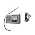 thumbnail image 2 of Radio MW, Préréglage de 60 Postes, Haute Sensibilité, Format Compact, Mini Récepteur FM SW Portable avec Réveil Numérique, pour Voyage, Maison, Extérieur, 2 of 7