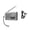 Grey, variant on Riousery Portable Mini Radios FM MW SW Receiver with Digital Alarm Clock Grey Pocket Radio