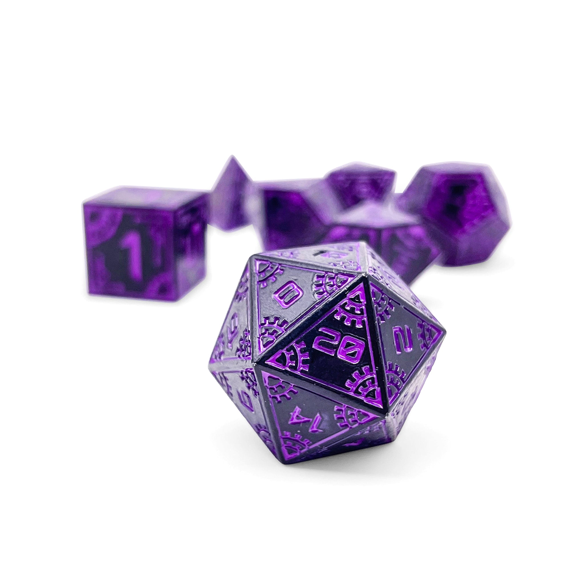 DnD Dice | Wormhole - Space Dice 7 Piece RPG Set | Norse Foundry