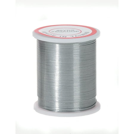Bead Brass Wire - Silver Beading Wire 28Ga 40Yd