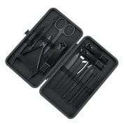 Carevas 16PCS Manicure Set with Case Professional Pedicure Set Nail Stainless Steel Salon Grooming Kit for Men Women Parents Elder Patient Travel Nail Care