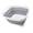 White/Gray, variant on SAMMART 7.5L (2 Gallons) Collapsible Dishpan with Draining Plug - Foldable Washing Basin - Portable Dish Washing Tub