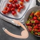 thumbnail image 2 of BRIGHTFUFU Juego de Herramientas multifuncionales para quitar ojos de piña, utensilio para quitar tallos de fresa, Corer de frutas de acero inoxidable para Cocina, 4 Uds., 2 of 8
