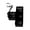 Black, variant on Colorful Multi Purpose Keychain for Bags and Office Press Button Charm