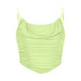 thumbnail image 4 of Babysbule Womens Summer Top Fashionable Women's Casual Solid Color Mesh Sleeveless Cool Summer Tank Top, 4 of 8