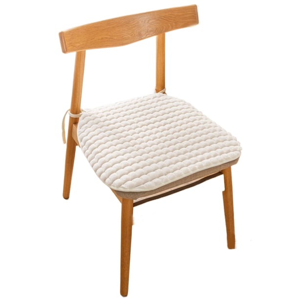Injueey Cojín de asiento estable con partículas antideslizantes de silicona, cojín cuadrado para silla, decoración del hogar y oficina Decoración del hogar Mi Bai