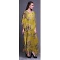 thumbnail image 3 of Bimba Kaftan Floral pour Femmes, Tenue d'Intérieur de Vacances, Robe Maxi, Couvre-Maillot de Plage - 4X-5X, 3 of 5