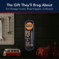 thumbnail image 4 of American Art Decor Gulf Vintage Thermometer - Officially Licensed Indoor/Outdoor Sign with Embossed Edge, Dual °F/°C Retro Gas Station Decor, 4 of 8