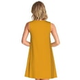 thumbnail image 7 of Spring Summer Dresses for Women 2025 - Goldenrod Swimsuit Coverup Sundresses for Women, Beach Vacation Clothes for Women, Hawaiian Tshirt Dresses for Women, 7 of 7