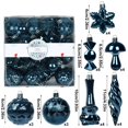 thumbnail image 3 of 28Pcs Christmas Ball Ornaments, Navy Hanging Spherical Pendants, Shatterproof Tree Decorations for Christmas Tree Home Party Wreath Garland, Holiday Baubles, 3 of 6