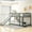 Gray, variant on Pine wood and MDF twin over twin bunk bed with slide, white - Suitable for cottages and extended family