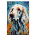 thumbnail image 2 of English Setter Dog Art Print Poster, Wall art Painting Decor, Starry Night Van Gogh Art Home Decor Artwork For Bedroom Living Room Bathroom Decor, 2 of 5
