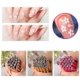 thumbnail image 3 of Juego de 26 bolígrafos para estampar sellos para uñas, diseño de garabatos para uñas con diseño de pétalos adornados, accesorio para uñas artificiales, 3 of 6