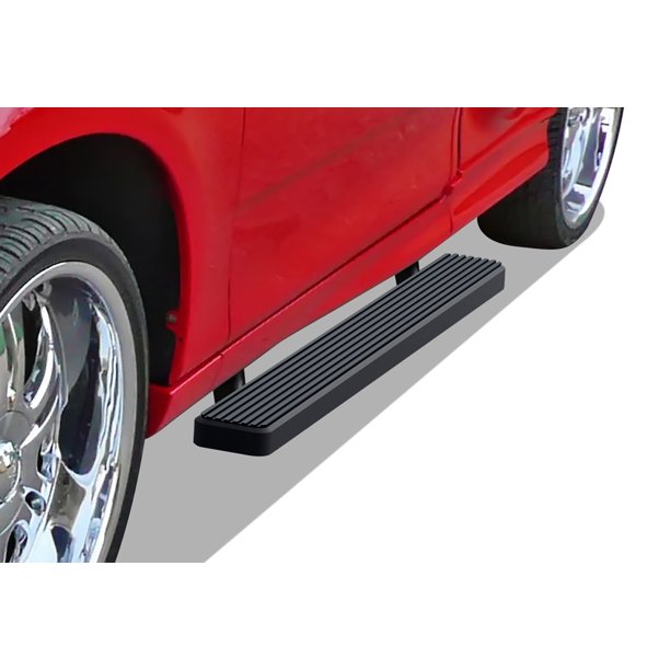 APS iBoard Running Boards 5inch Matte Black Compatible with Ford F150