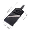 thumbnail image 4 of Oleegame 2PC Potato Fry Cutter Cabbage Slicer WideFluffy With Sharp Sharp Slice Whole Half With Holder，Slicer For Kitchen Stainless Steel Slice Or Vegetable Chopper Fruit Slicer Black, 4 of 9