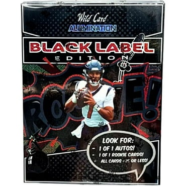 NFL 2023 Wild Card Alumination CJ Stroud Rookie Black Label Trading Card HOBBY Box (6 Encased Cards)