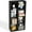 Black, variant on MCQ 6 Cube Storage Organizer, Open Bookshelf with 3 Removable Back Panels for Living Room, Bedroom, Home Office，36"L x 11.6"W x 24" H, Black