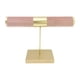 thumbnail image 4 of Soporte para presentación de joyería, organizador de joyas de terciopelo rosa para vestidor, hogar y dormitorio Estilo A, 4 of 8